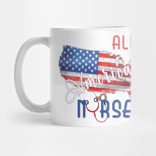 All American nurse Mug